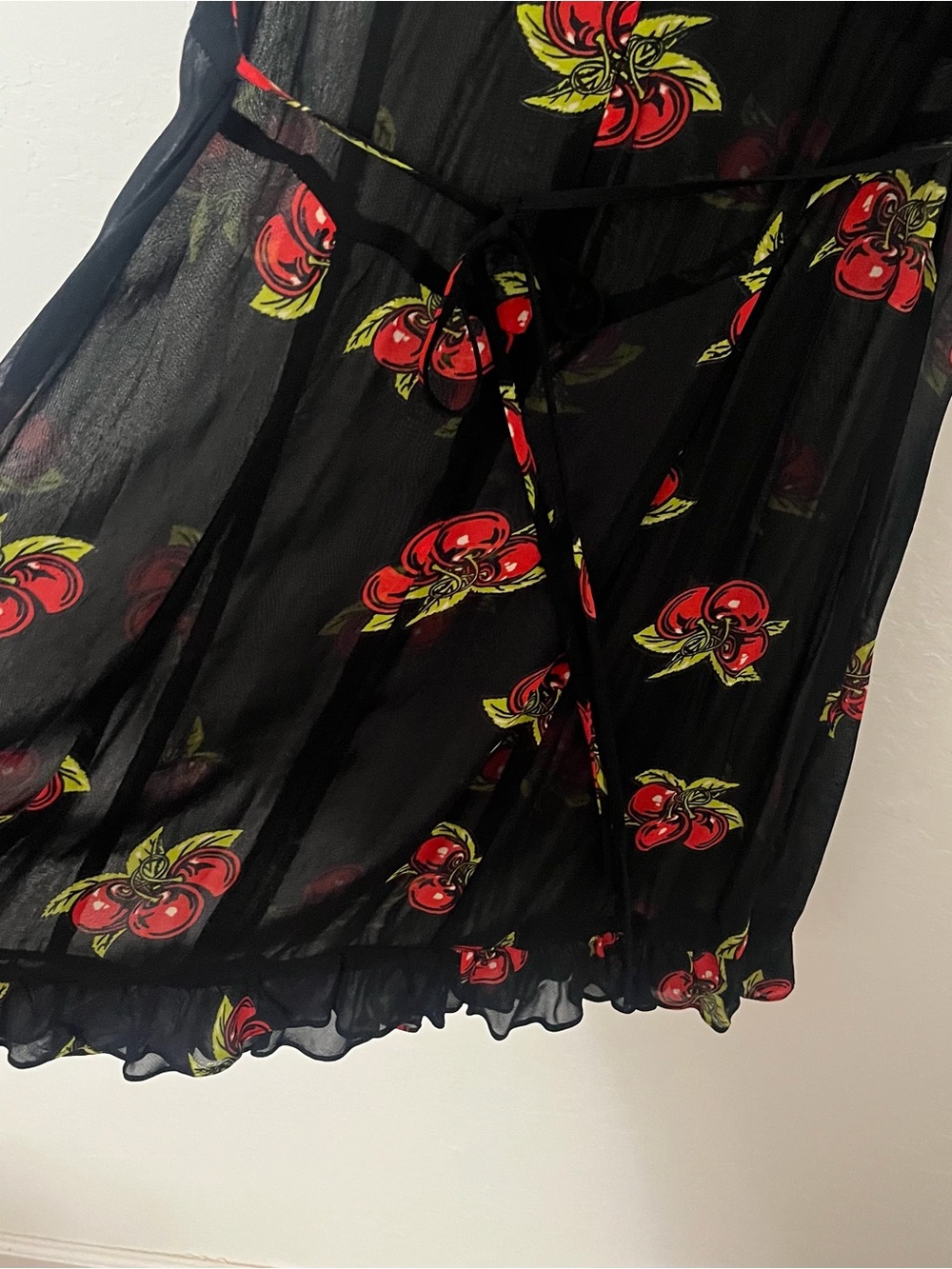 Vintage Betsey Johnson Cherry Babydoll Dress - Picture 10 of 10